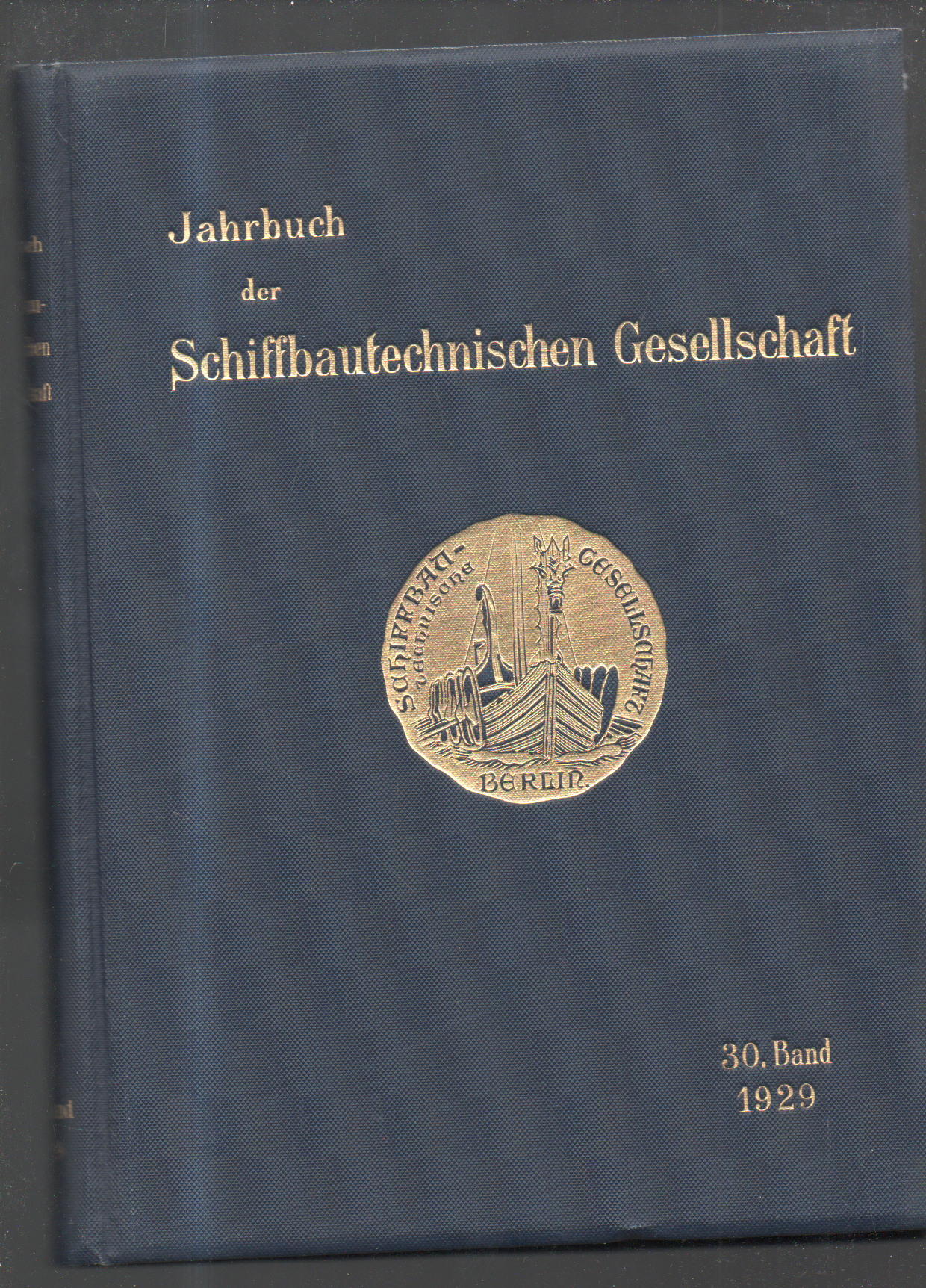 (87166) Jahrbuch der Schiffsbautechnische Gesellschaft, jajko wytłaczane złotem-nischen Gesellschaft, goldgeprägter Ei