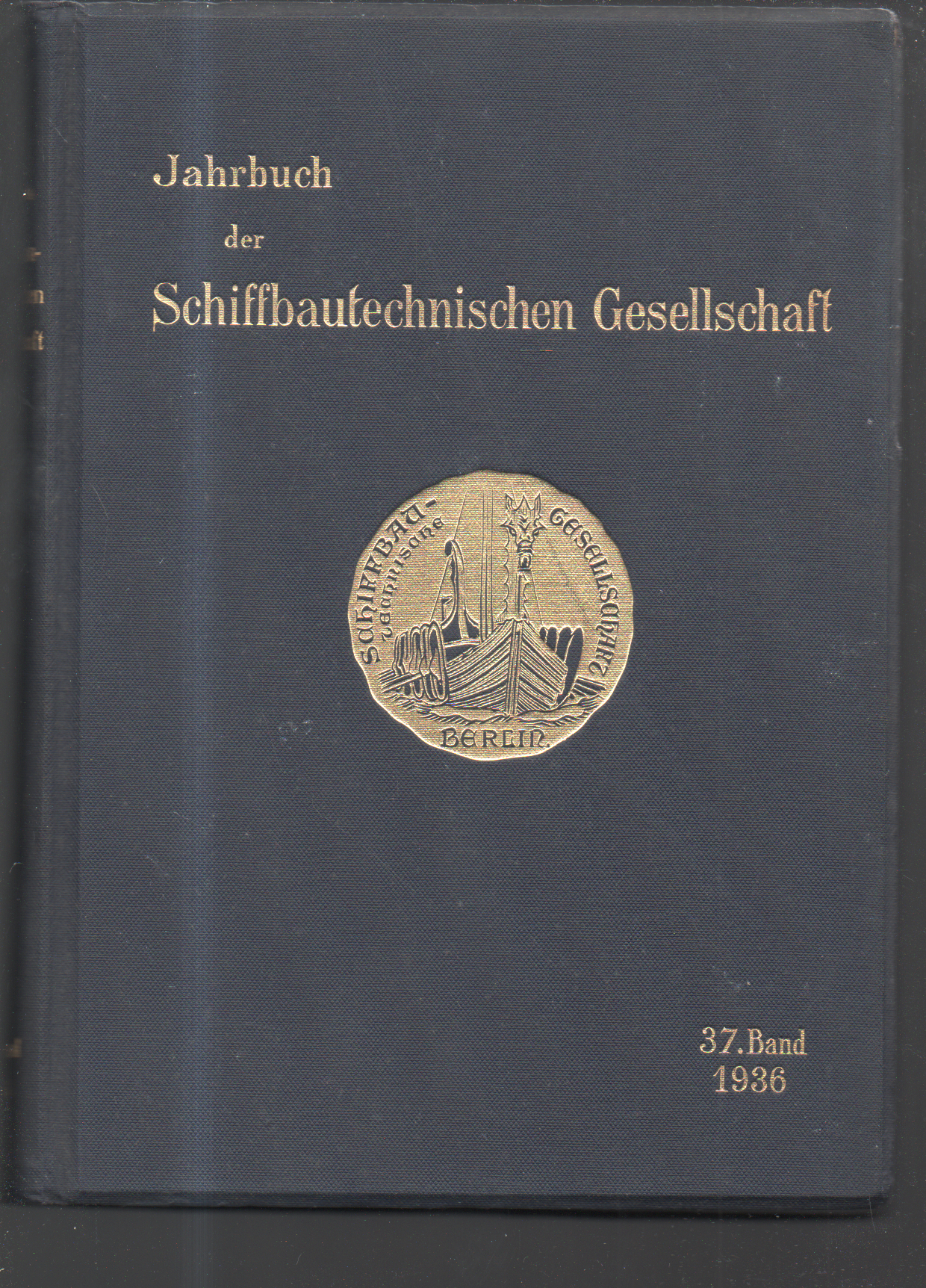 (87178)   Jahrbuch der Schiffsbautechnischen Gesellschaft, goldgeprägter Ei Wysoko oceniane ★