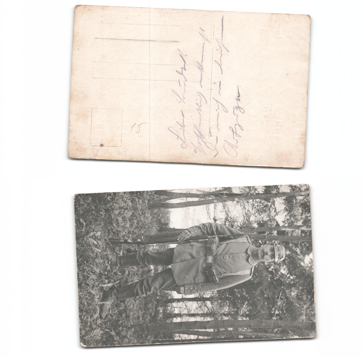 (a6265115)   Fotoansichtskarte Osten Bug Düna etc, 1. Weltkrieg, - Bild 1 von 1